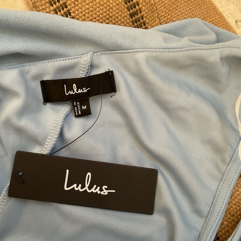Lulu's Light Blue One-Shoulder Ruffle Maxi Dress - Picture 11 of 12